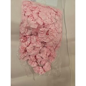 Bag of 100 pink Scrunchies